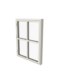 Glasdelande aluminiumpost